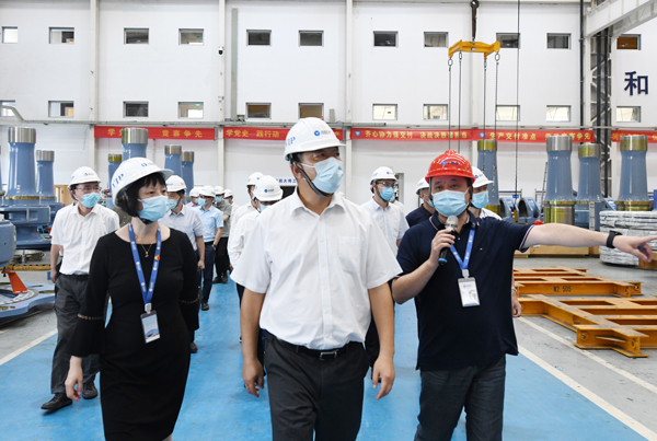 杭州市副市长柯吉欣一行调研008PG国际股份